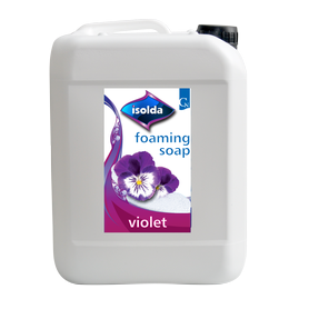 ISOLDA pěnové mýdlo VIOLET, 5 L
