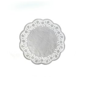 Dekorativní krajky kulaté 18 cm (100 ks/ bal.)
