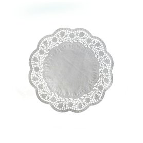 Dekorativní krajky kulaté 22 cm (100 ks/ bal.)