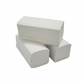 Papírové ručníky ZZ V SUPER, 2 vr., 100% celulóza, 3990 ks