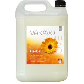 VAKAVO LOVE HERBAL tekuté mýdlo, 5 L